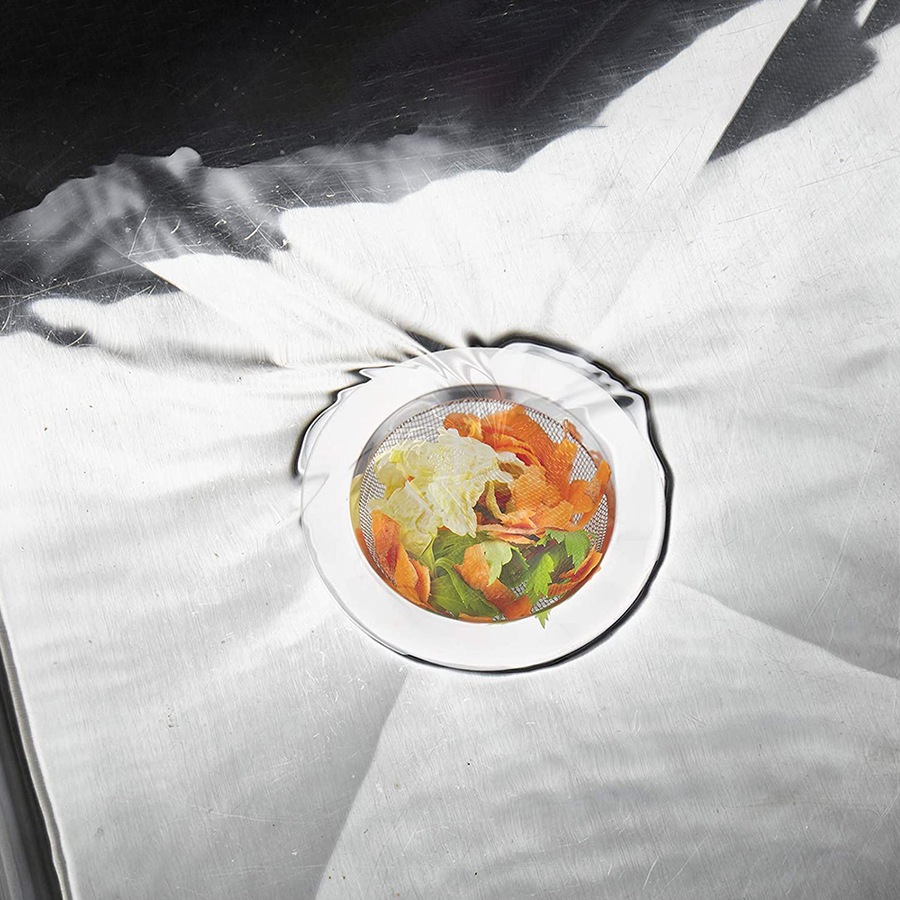 4 pack Stainless steel sink filter screen sewer anti-clogging floor drain