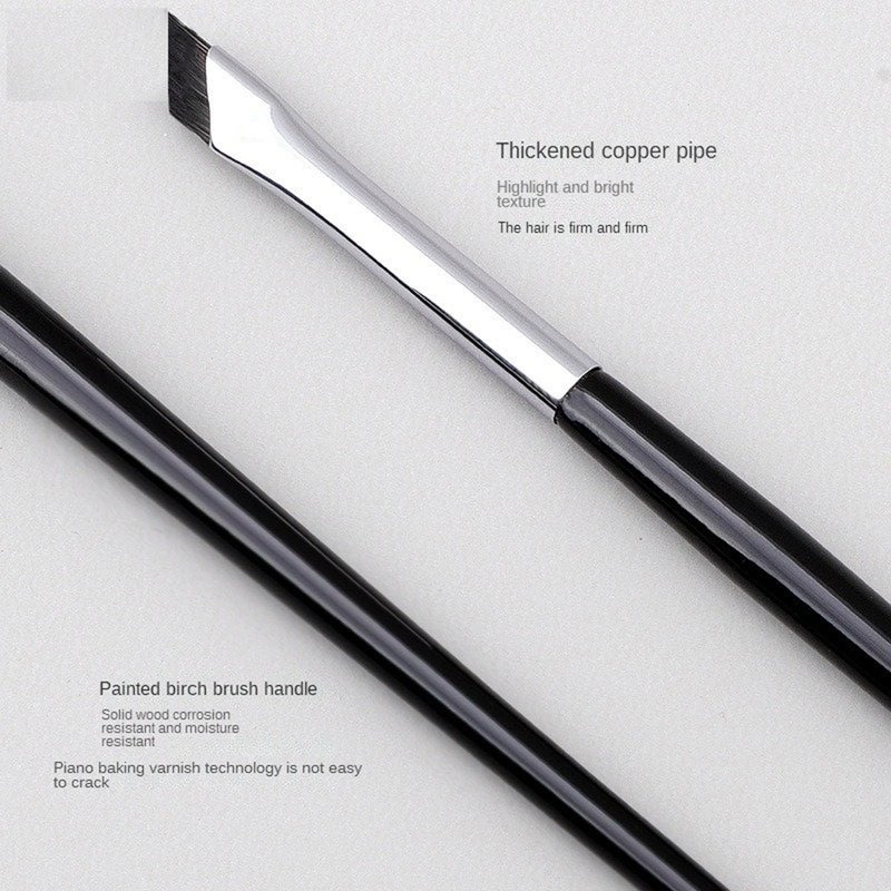 Fine Angled Eyeliner Brush, Ultra thin Precision Eye Liner Makeup