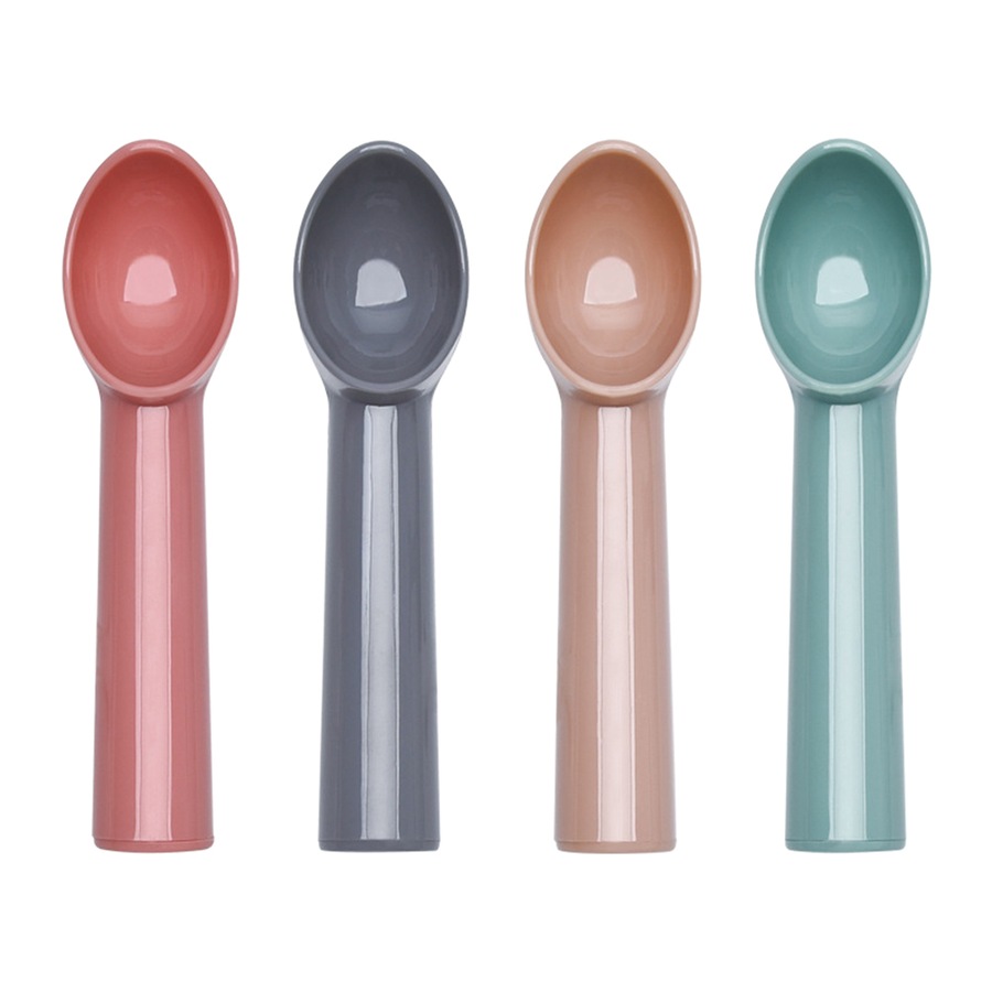4 PCS Plastic Ice Cream Scoop Nonstick Anti-Freeze Ice Cream Scooper Fruit Scoop