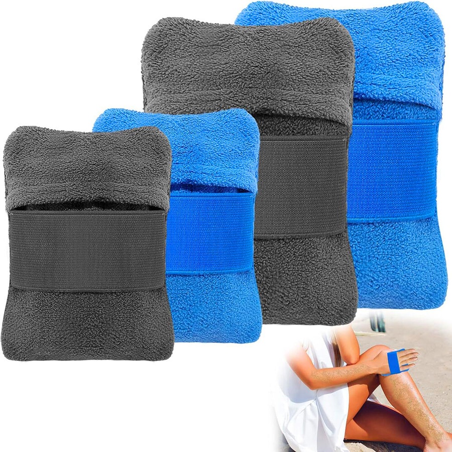 4 Pcs Sand Remover For Beach Sand Removal Bag Powder Pouch Sand Remover Brush