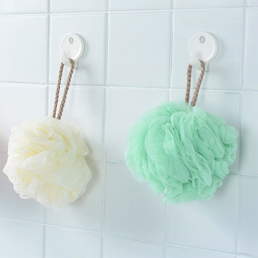 4pack Loofah Bath Sponge Luffa Loofa Body Scrubber Soft Mesh Pouf Wash Puff