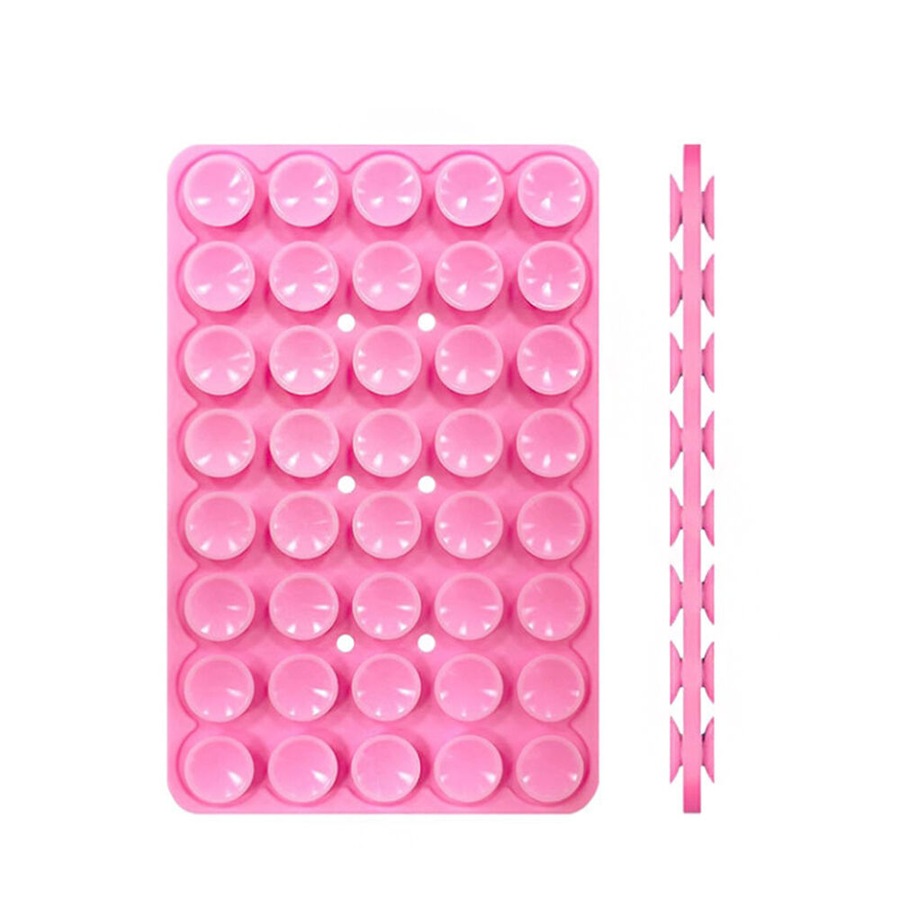 4Pack Silicone Suction Phone Holder Mat Multifunctional Suction Cup Wall Stand