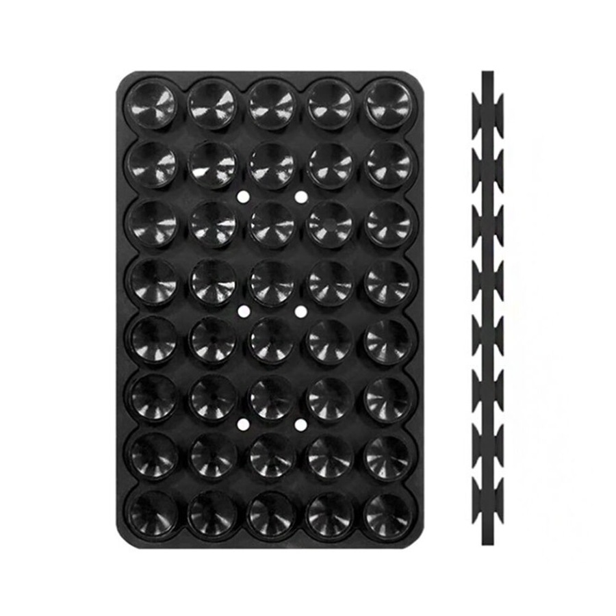 4Pack Silicone Suction Phone Holder Mat Multifunctional Suction Cup Wall Stand