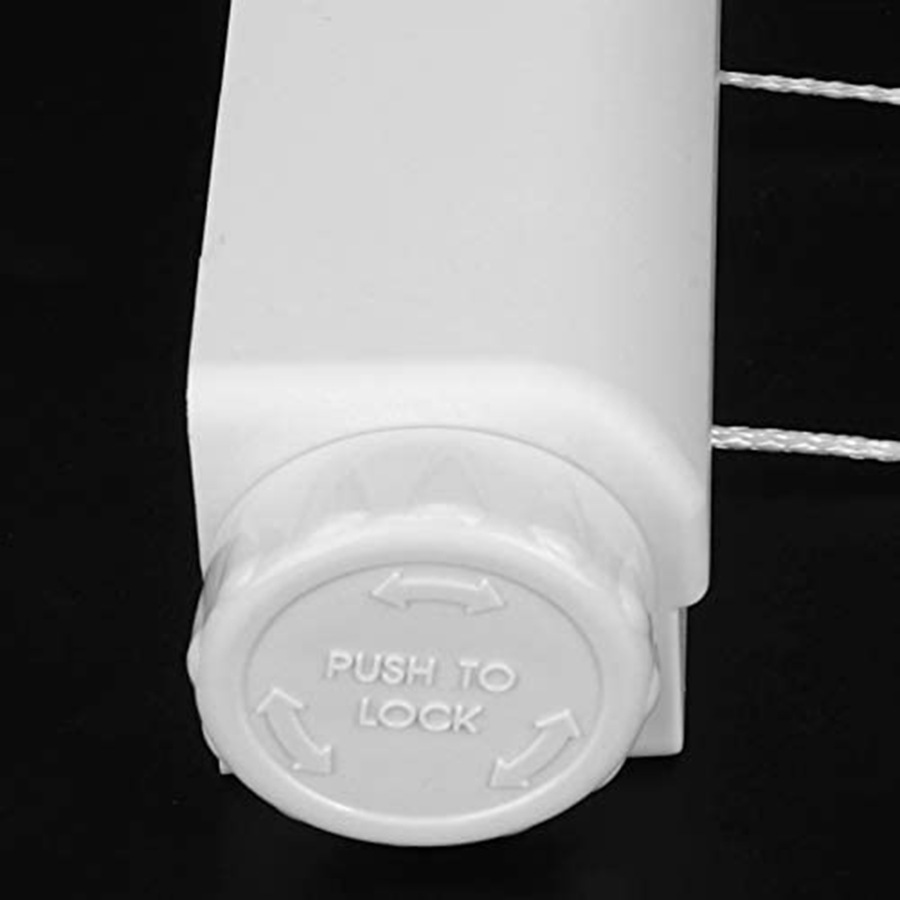 Buy 5-Line Retractable Clothesline Wall Mounted Clothes Line Clothes ...