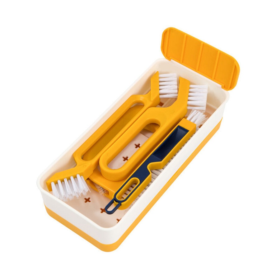 6 PCS Door Window Track Cleaning Brush Crevice Cleaner Groove Gap Cleaning Tools