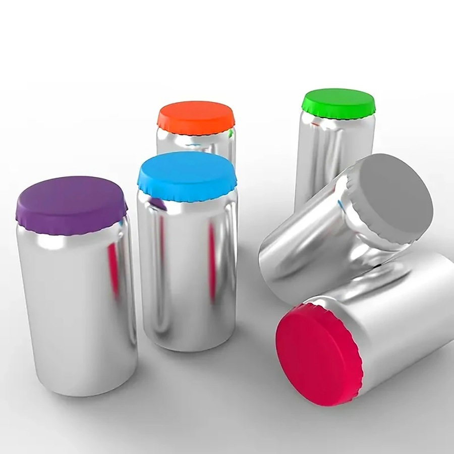6 Pcs Silicone Soda Can Lids Covers Reusable Can Caps Topper Can Saver Stopper