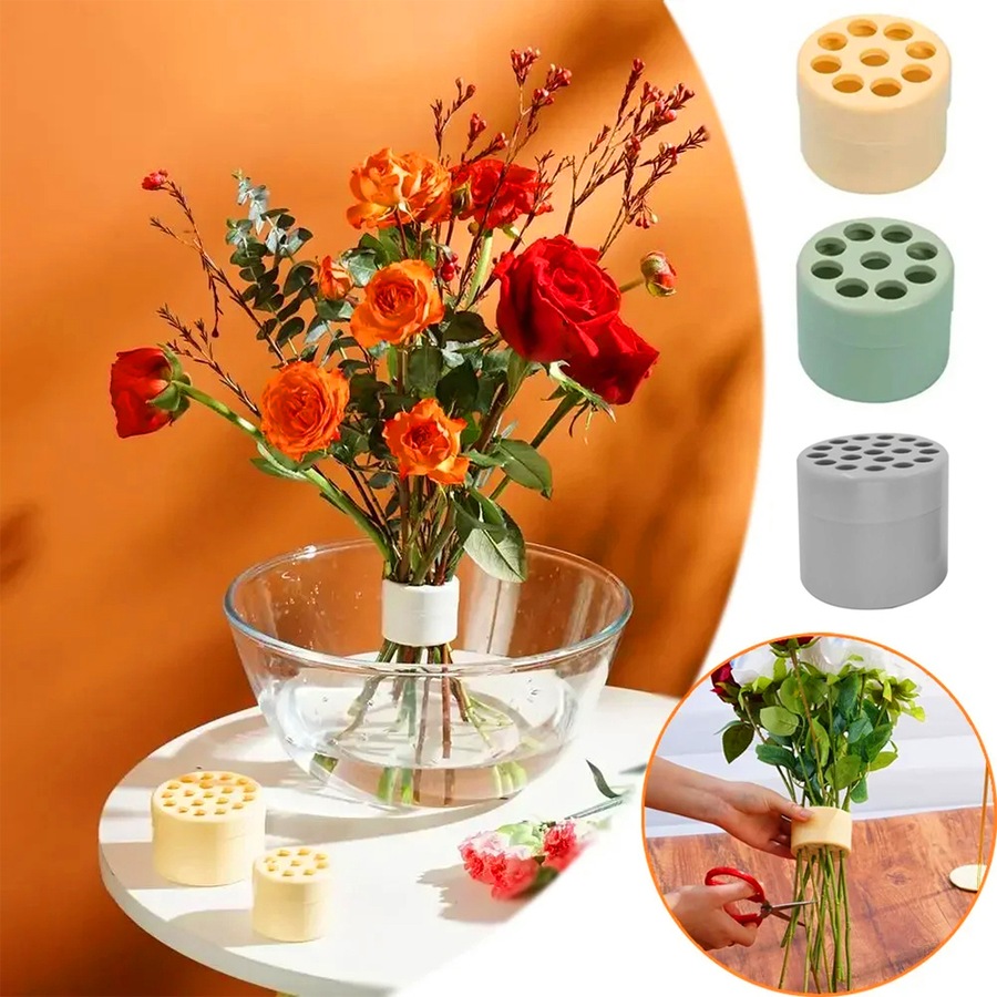 6pcs Spiral Ikebana Stem Holder Stem Holder Vases Flower Arrangement Holder