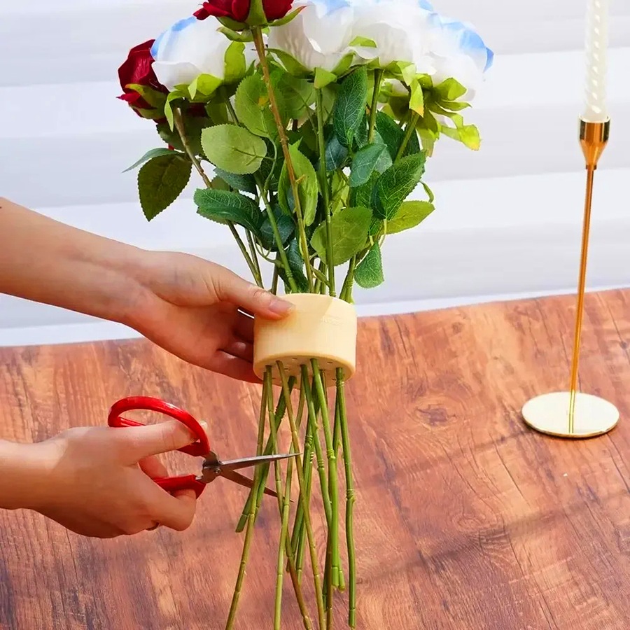 6pcs Spiral Ikebana Stem Holder Stem Holder Vases Flower Arrangement Holder