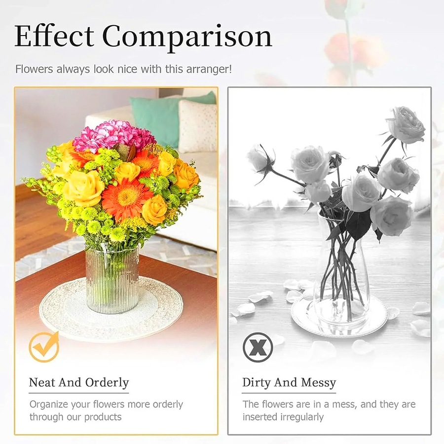 6pcs Spiral Ikebana Stem Holder Stem Holder Vases Flower Arrangement Holder