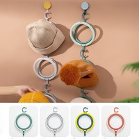 8 Pack Hat Organizer Holder For Hanger Hanging Hat Rack For Door Wall Bathroom