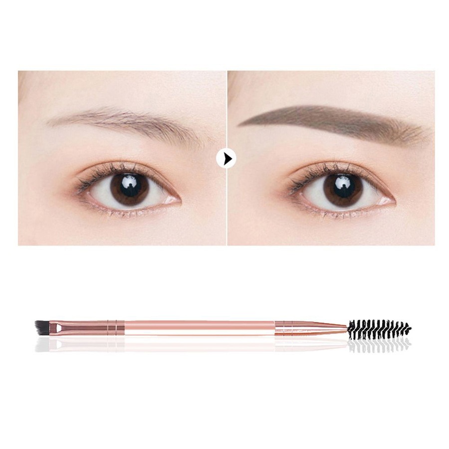 9pcs Dual Ended Eyebrow Brush Eyelash Comb Angled And Spoolie Brush