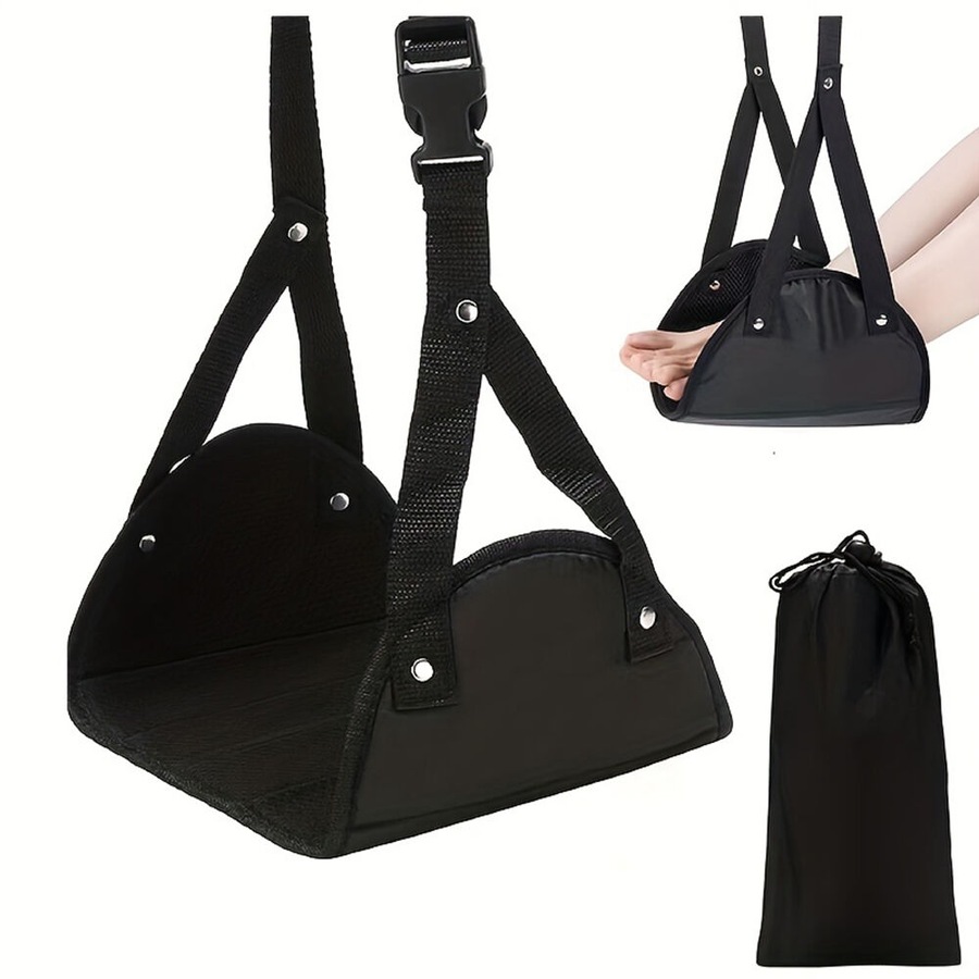 Airplane Footrest Portable Foot Rest Adjustable Foot Rest Footrests Hammock