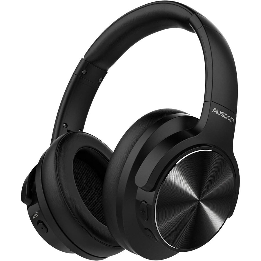AUSDOM E9 Active Noise Cancelling Headphones Wireless Bluetooth Foldable Over Ear Headphones