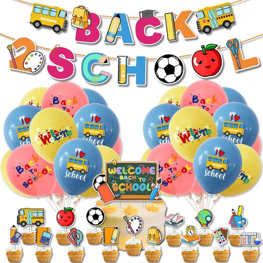 Back to School Decorations Back to School Banner Welcome Back to School Decor