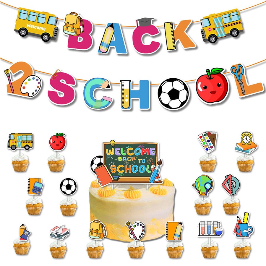 Back to School Decorations Back to School Banner Welcome Back to School Decor