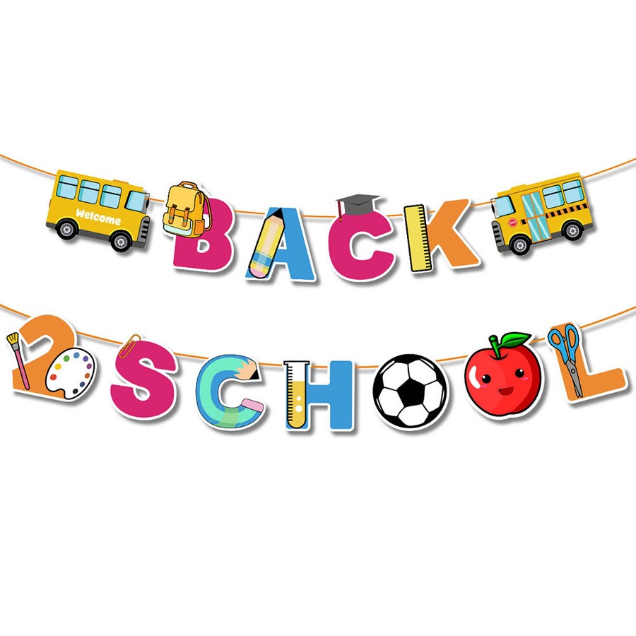 Back to School Decorations Back to School Banner Welcome Back to School Decor