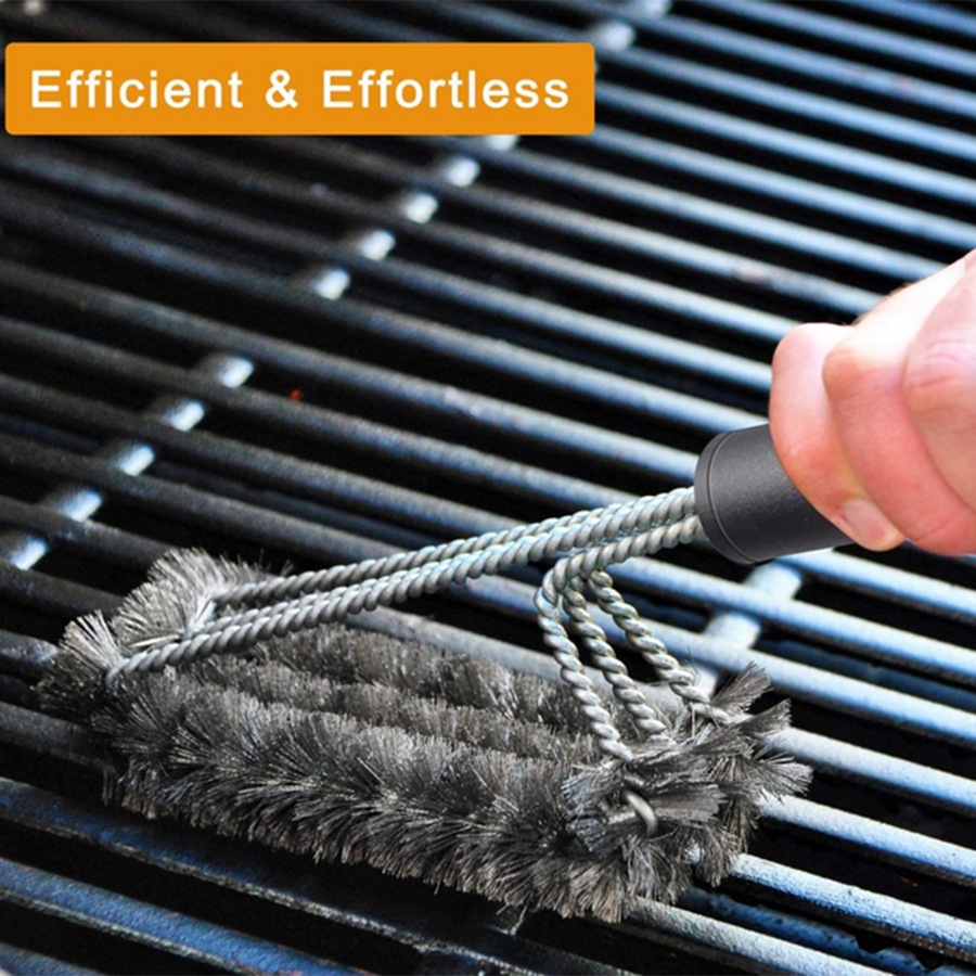 BBQ Cleaning Kit with Extra BBQ Wire Brush Head