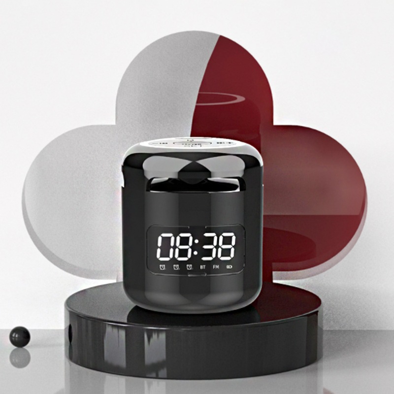 Buy Bluetooth clock speaker outdoor mini portable small speaker MyDeal