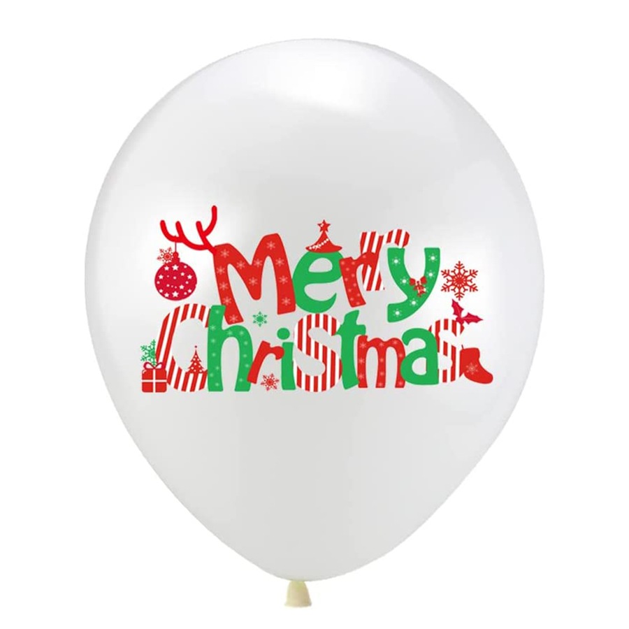 Christmas Party Supplies Decorations Kit Xmas Party Banner Balloons Set