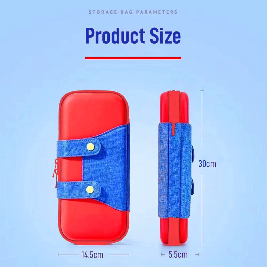 Eva Storage Nintendo Switch2 Carrying Case With 10 Game Holders For Mario