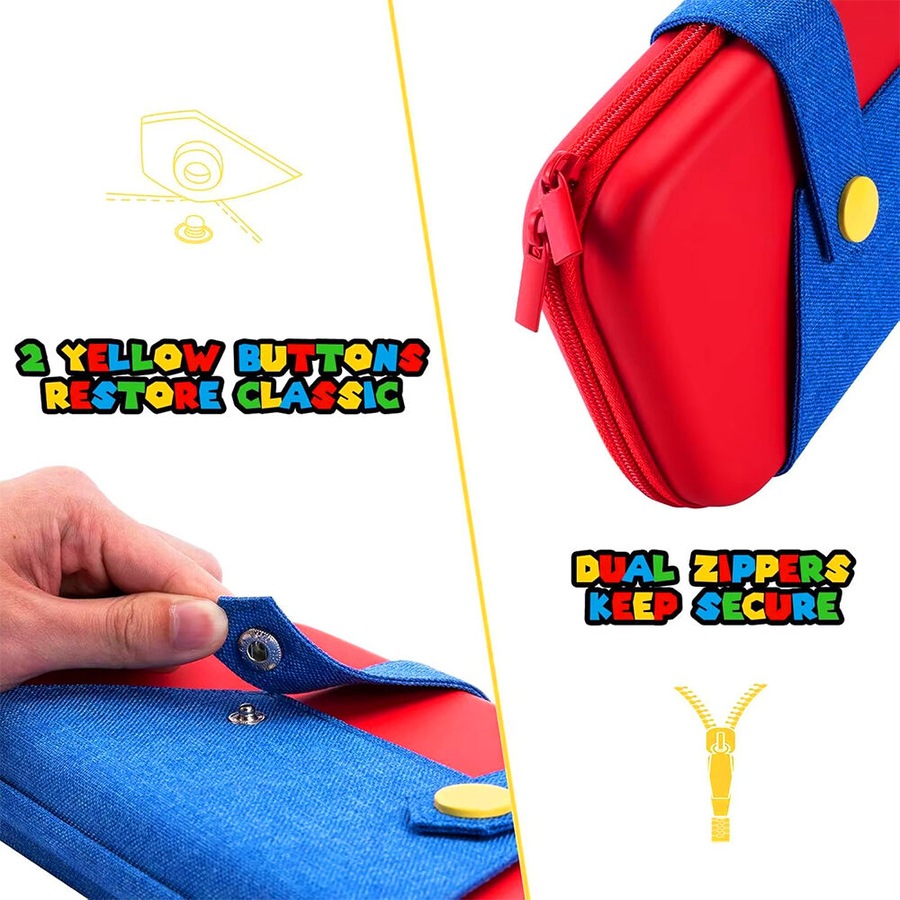 Eva Storage Nintendo Switch2 Carrying Case With 10 Game Holders For Mario