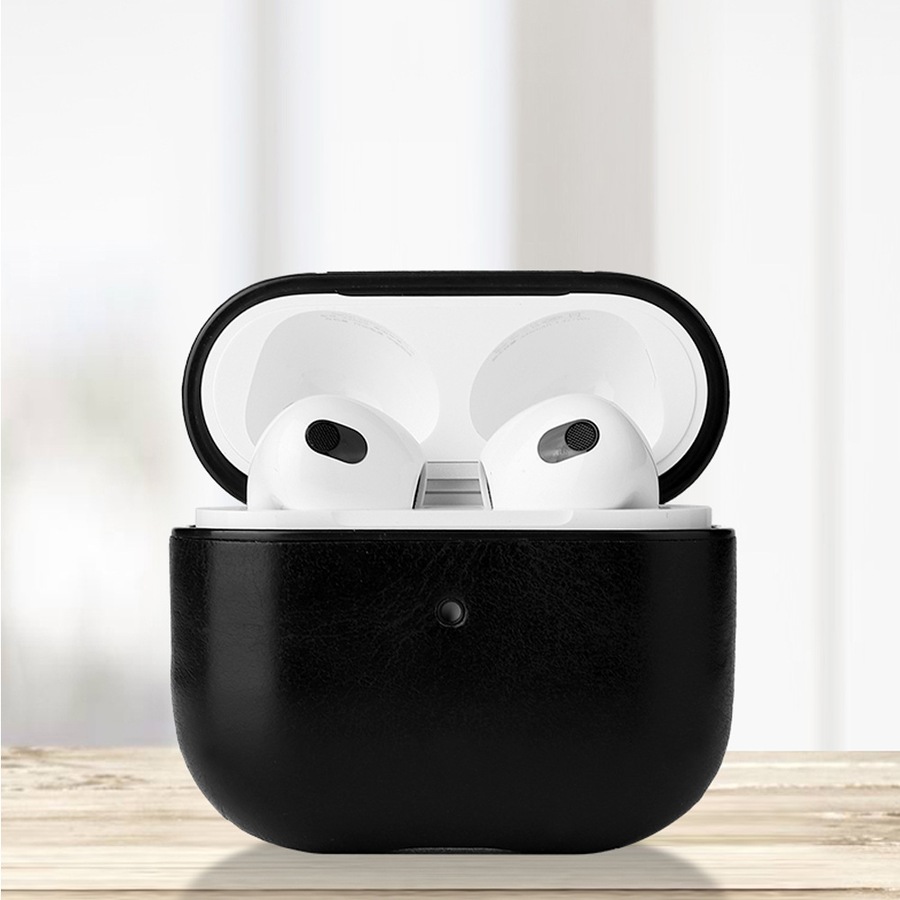 2Pcs Full Body Protection Shockproof Earphone Case with Keychain for Apple AirPods 3