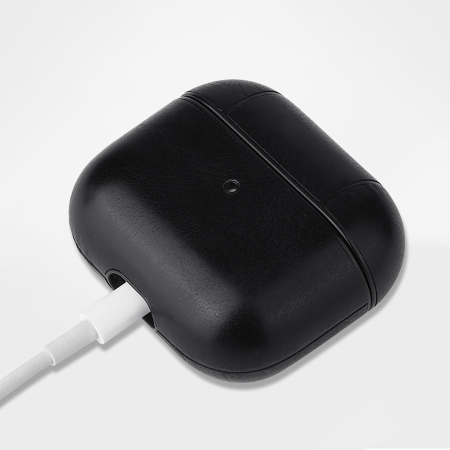 2Pcs Full Body Protection Shockproof Earphone Case with Keychain for Apple AirPods 3