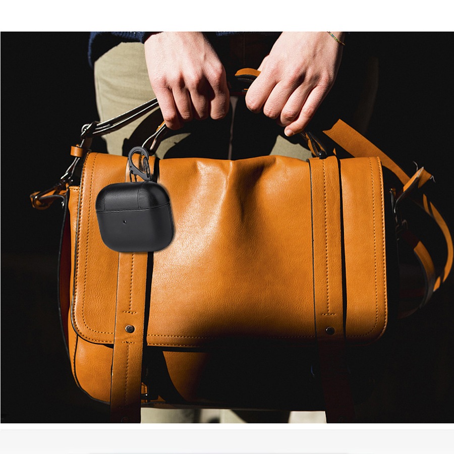 2Pcs Full Body Protection Shockproof Earphone Case with Keychain for Apple AirPods 3