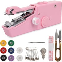 Mini Sewing Machine for Beginners Adult, 48-Piece Portable Sewing Machine,  Dual Speed Small Sewing Machine, Adults and Kids Sewing Machine, Travel Beginner  Sewing Machines with Sewing Kit and Book