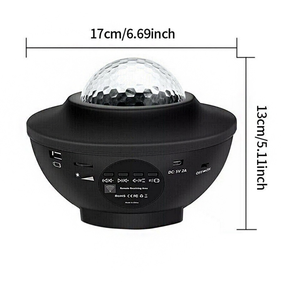 LED Galaxy Starry Night Light Projector Ocean Star Sky Party Room Lamp for boys and girls