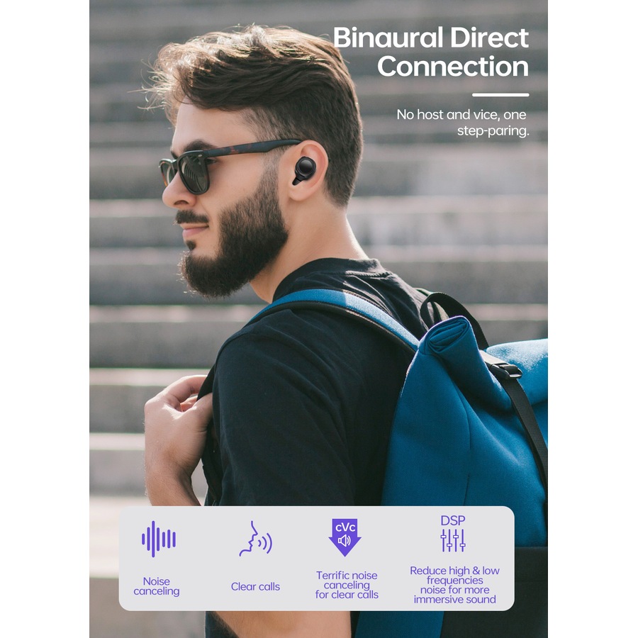 Mixcder X1 Pro UV Sterilisation Bluetooth 5.1 TWS Earphones with CVC 8.0 Noise Cancellation AptX IPX7 Waterproof