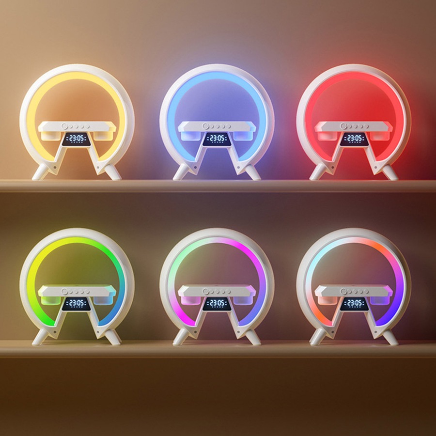Buy Multifunction Wireless Charger Bluetooth Speaker RGB LED Light ...