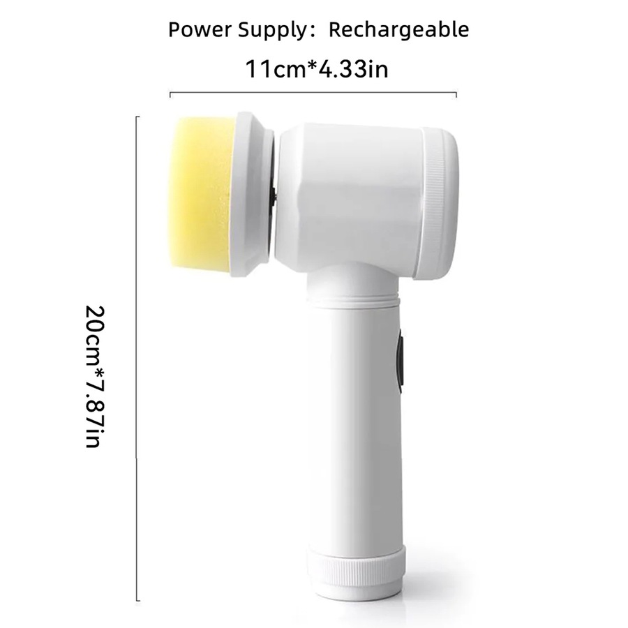Multifunctional Electric Cleaning Brush Home Wireless Handheld Power Scrubber