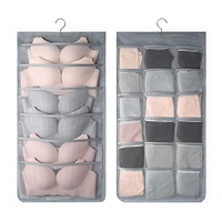 Multifunctional underwear double-sided storage hanging bag