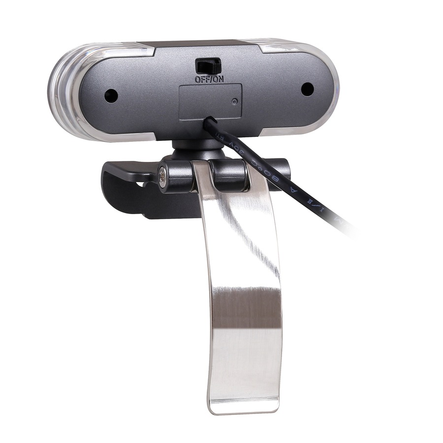 PAPALOOK PA452 Webcam 1080P, HD Web Camera with Colorful LED Lights and Mic