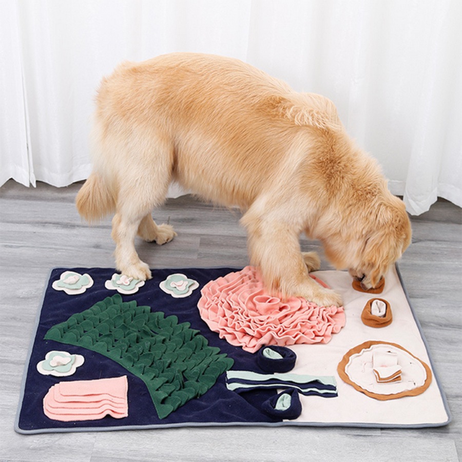 Pet Snuffle Mat for Dogs Interactive Feed Game Dog Treats Feeding Mat