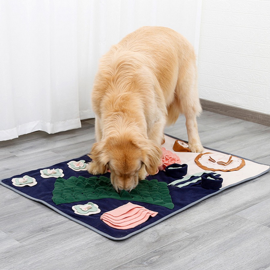 Pet Snuffle Mat for Dogs Interactive Feed Game Dog Treats Feeding Mat