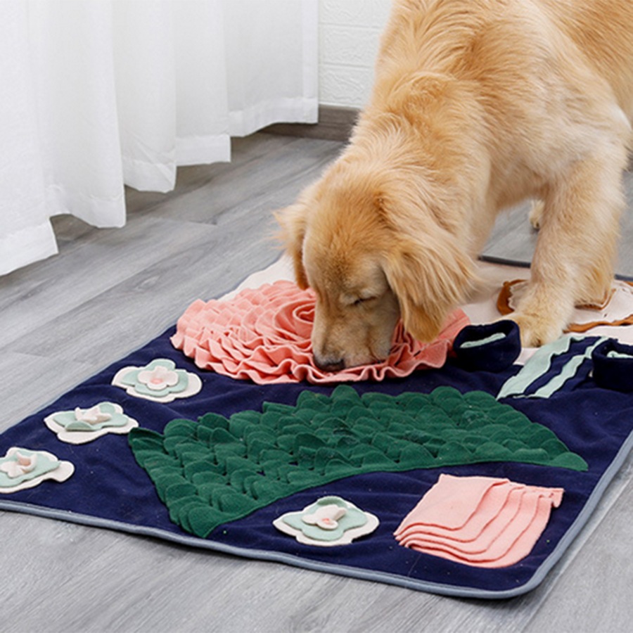 Pet Snuffle Mat for Dogs Interactive Feed Game Dog Treats Feeding Mat