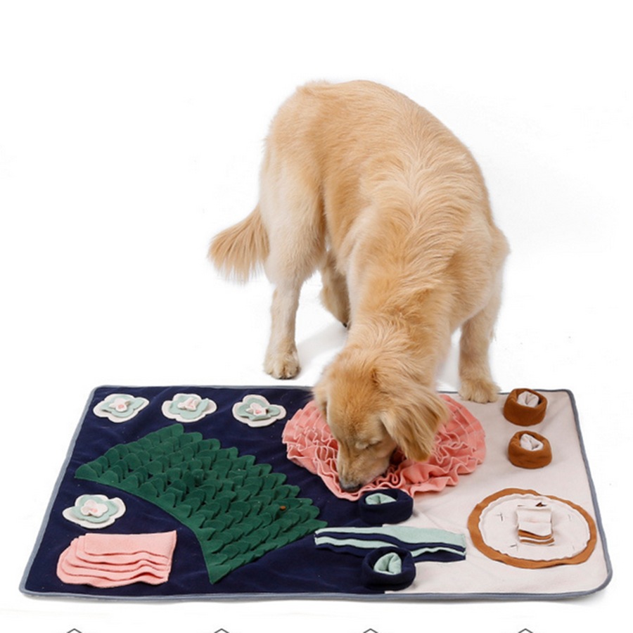 Pet Snuffle Mat for Dogs Interactive Feed Game Dog Treats Feeding Mat
