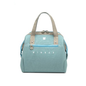 Portable Lunch Bag Thermal Insulated Lunch Box Tote Bento Bag-Blue