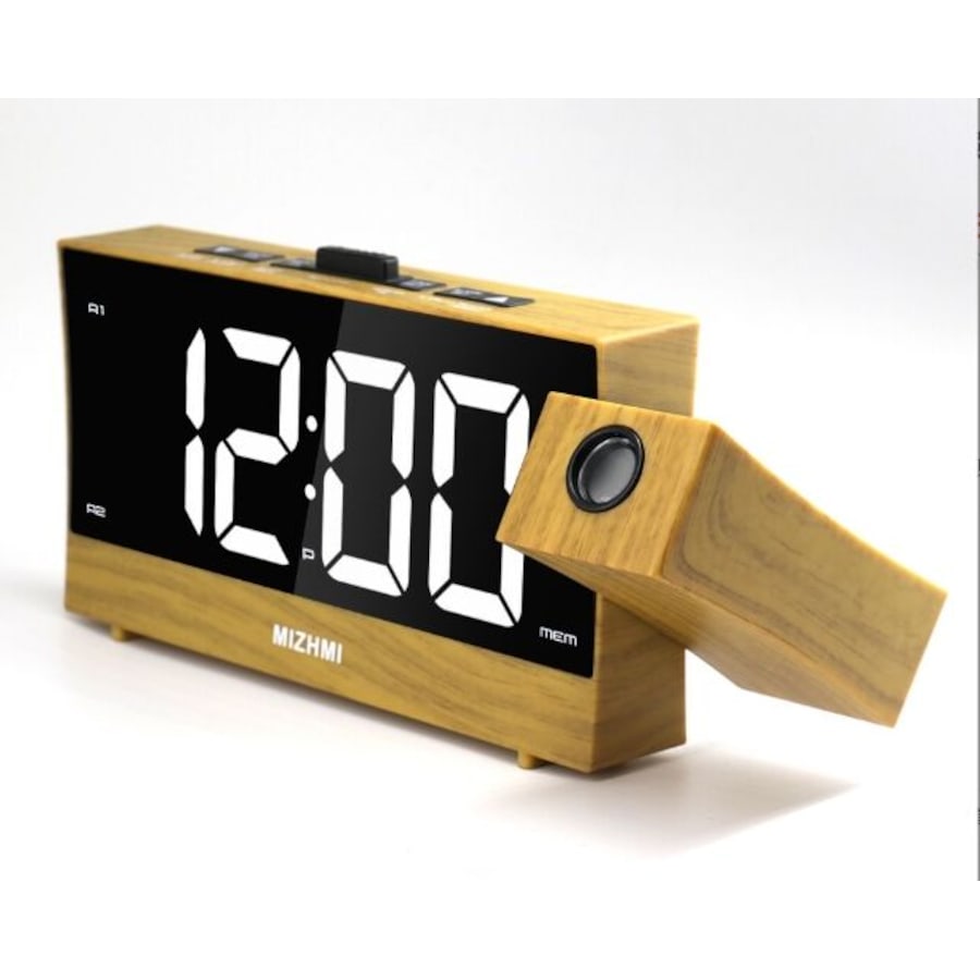 Digital Alarm Clock Projection Radio Desk LED Digital Alarm Clock