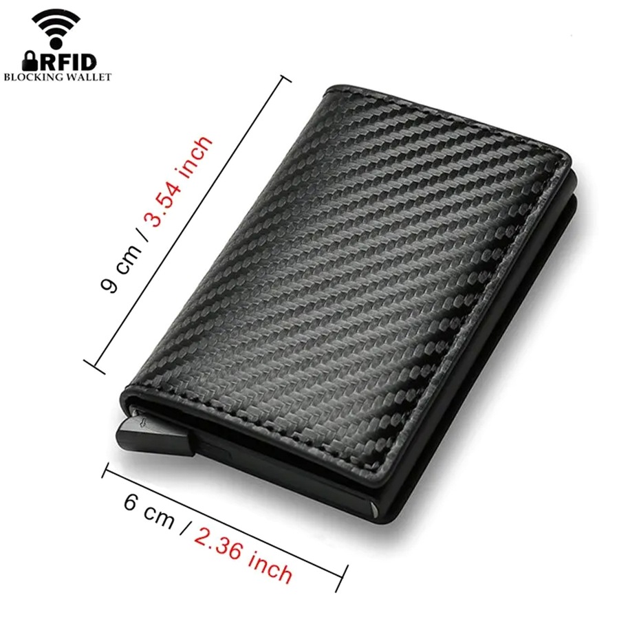 RFID Credit Card Holder Men Wallets Bank Cardholder Slim Thin Magic Mini Wallet