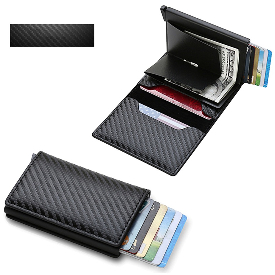 RFID Credit Card Holder Men Wallets Bank Cardholder Slim Thin Magic Mini Wallet
