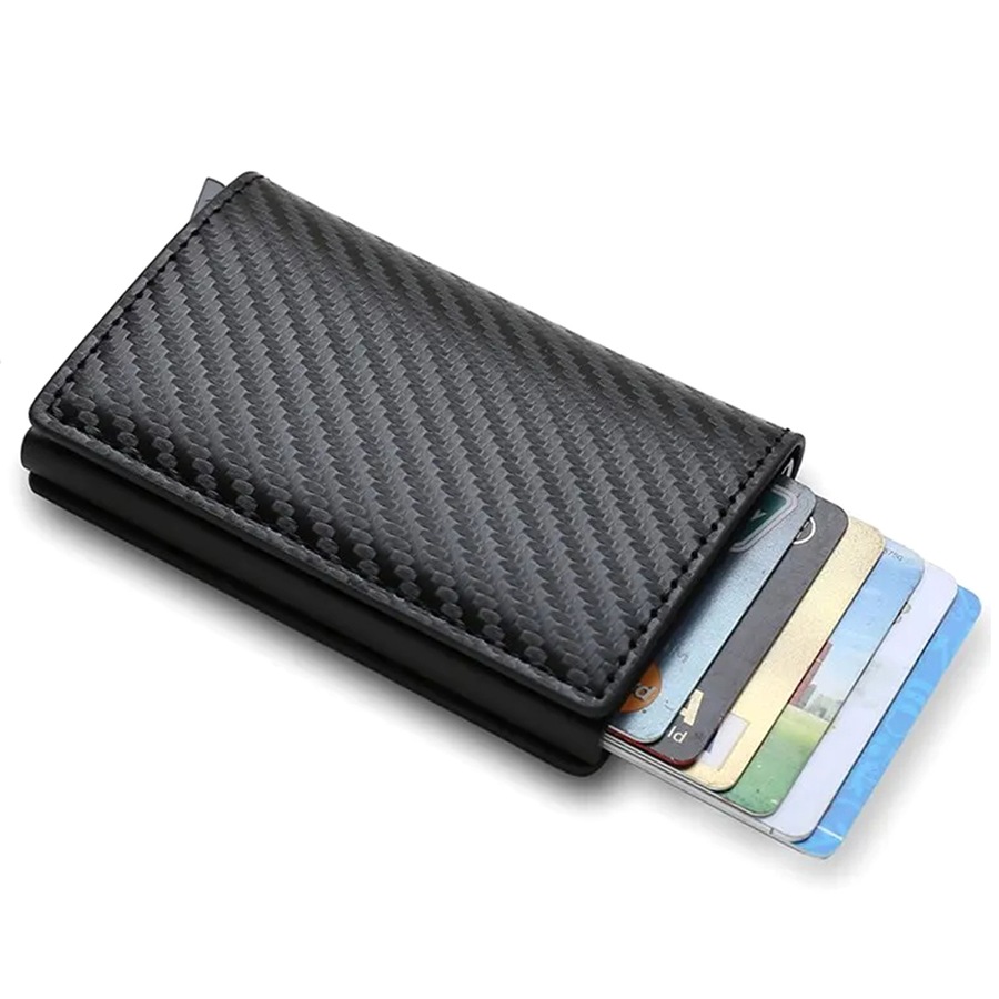 RFID Credit Card Holder Men Wallets Bank Cardholder Slim Thin Magic Mini Wallet