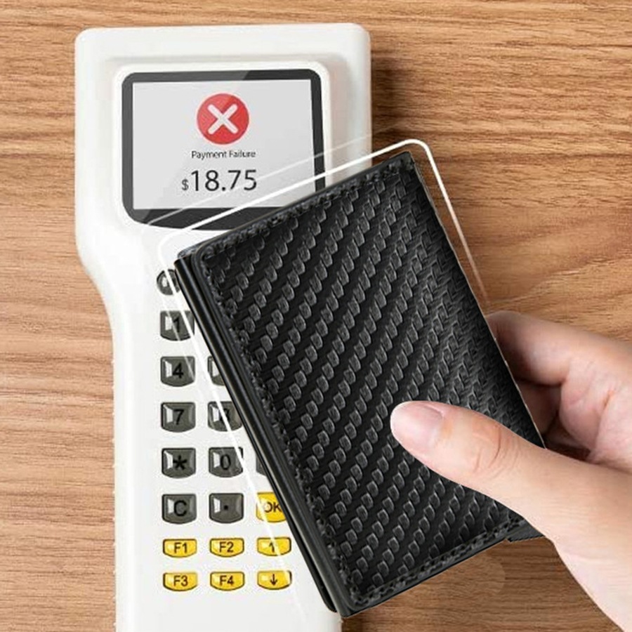 RFID Credit Card Holder Men Wallets Bank Cardholder Slim Thin Magic Mini Wallet