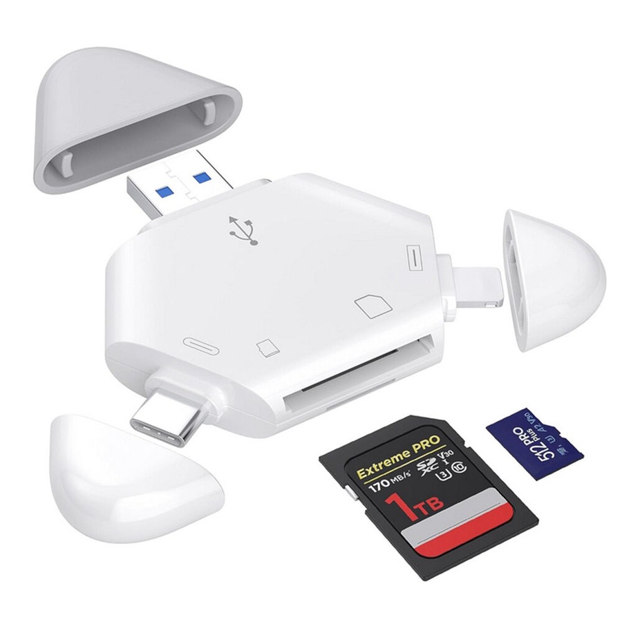 SD Card Reader Memory Card Reader for iPhone Mac iMac Macbook Pro/Air iPad