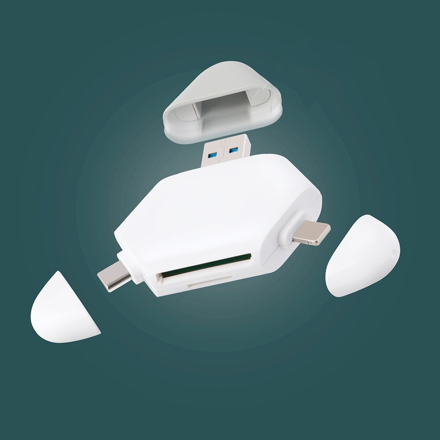 SD Card Reader Memory Card Reader for iPhone Mac iMac Macbook Pro/Air iPad