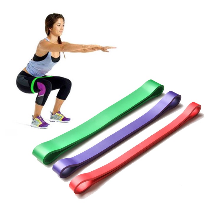 Set of 3 heavy duty resistance band loop power GYM fitness Australia