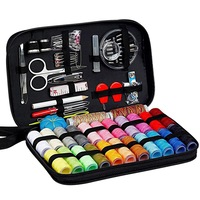 58pcs Sewing Kit For Adults Thread And Needle Kit Spools Of Thread Portable  Sewing Supplies For Beginners,Emergency,Traveler Contains Thread, Scissors