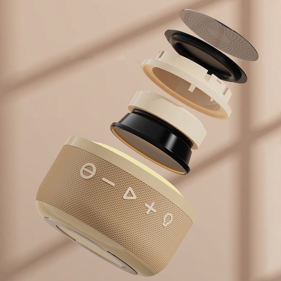 Subwoofer Bluetooth Speaker AI Transparent Glowing Glazed TWS Wireless Speaker